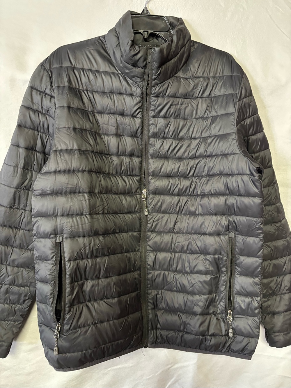 Swiss Tech Men's Lightweight Quilted Jacket - Black